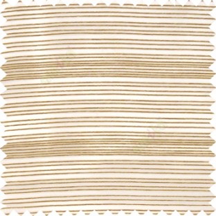 Gold grey color horizontal chenille stripes texture finished with transparent polyester base fabric sheer curtain