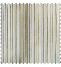 Grey cream color vertical stripes texture finished transparent net fabric polyester chenille sheer curtain