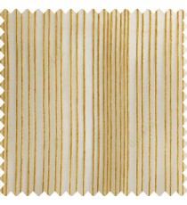 Gold color vertical stripes texture finished transparent net fabric polyester chenille sheer curtain