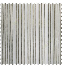Dark grey brown color vertical stripes texture finished transparent net fabric polyester chenille sheer curtain