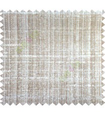 Brown beige color vertical texture stripes poly main curtain - 114790