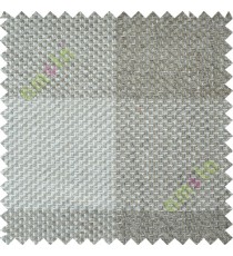 Grey Brown Beige Tartan Polyester Sofa Upholstery Fabric