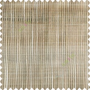 Beige cream color vertical chenille soft fabric horizontal thin support lines transparent net fabric sheer curtain