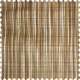Dark chocolate brown cream light pink color vertical chenille soft fabric horizontal thin support lines transparent net fabric sheer curtain