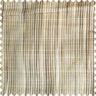 Brown grey beige color vertical chenille soft fabric horizontal thin support lines transparent net fabric sheer curtain
