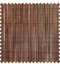 Dark chocolate brown black beige color vertical chenille soft fabric horizontal thin support lines transparent net fabric sheer curtain