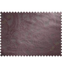 Purple brown big motif poly main curtain designs