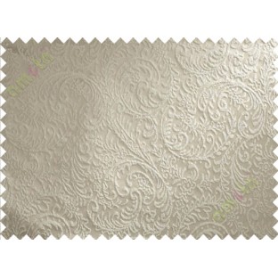 Beige trendy traditional poly main curtain designs