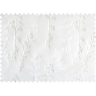 White matisse polycotton main curtain designs