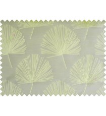 Green annapurna floral poly main curtain designs