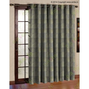 Green annapurna floral poly main curtain designs