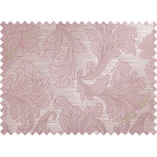 Pink brown big motif poly main curtain designs
