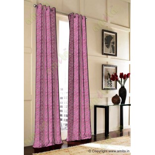 Pink brown vertical weave polycotton main curtain designs