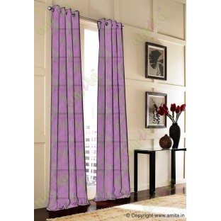 Pink brown motif poly main curtain designs
