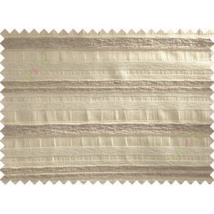 Brown beige colour soft horizontal stripes poly sofa fabric