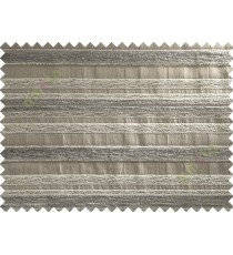 Grey beige colour soft horizontal stripes poly sofa fabric
