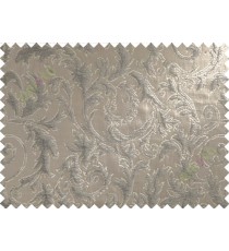 Brown grey color texture damask pattern poly sofa fabric