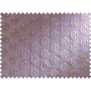 Purple beige color big texture polka dots poly sofa fabric