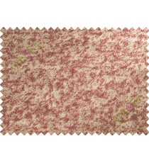 Red Beige Color Solid Texture Poly Sofa Upholstery Fabric