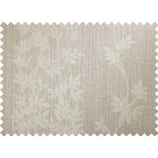 Beige floral poly main curtain designs