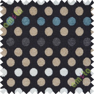 Black white blue small geometric sofa sofa upholstery fabric