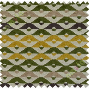 Green brown aztec polycotton sofa sofa upholstery