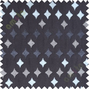 Brown white geometric polycotton sofa sofa upholstery fabric
