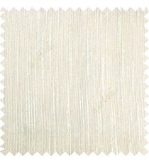 Cream color vertical chenille texture stripes with polyester transparent base fabric sheer curtain