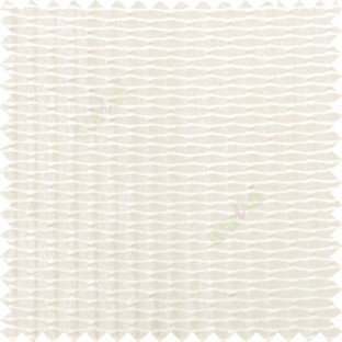 Cream color horizontal wave stripes embossed pattern texture designs transparent ikat design transparent base fabric sheer curtain