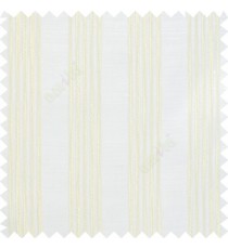 Ornamental embossed white pencil white lines on simmer white transparent sheer curtain