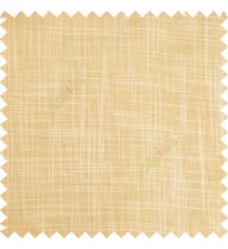 Light gold cream course jute finish horizontal and vertical lines with transparent background cotton finished polyester sheer curtain