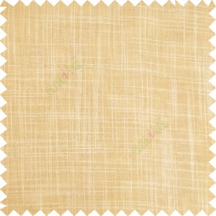 Light gold cream course jute finish horizontal and vertical lines with transparent background cotton finished polyester sheer curtain