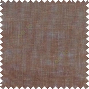 Dark brown course jute finish horizontal and vertical lines with transparent background cotton finished polyester sheer curtain