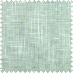 Light aqua blue course jute finish horizontal and vertical lines with transparent background cotton finished polyester sheer curtain