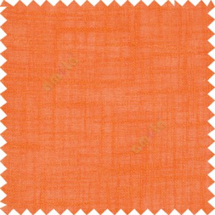 Bright orange course jute finish horizontal and vertical lines with transparent background cotton finished polyester sheer curtain