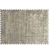 Grey Brown Thread Pin Stripes Texture Poly Sofa Upholstery Fabric