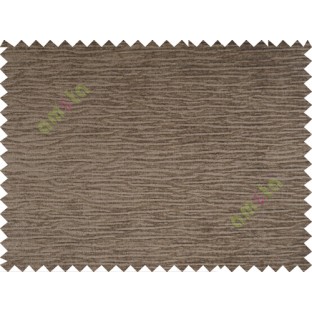 Brown Grey Thread Pin Stripes Texture Poly Sofa Upholstery Fabric