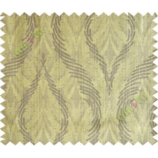 Brown green lines polycotton main curtain designs