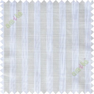 White vertical stripes poly sheer curtain designs