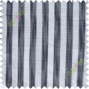 Black and white vertical stripes poly sheer curtain designs