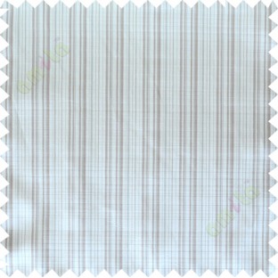 Brown beige solid check poly main curtain designs