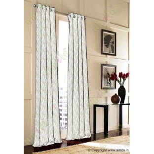 Beige vertical wevy polycotton main curtain designs