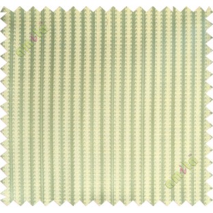 Yellow green vertical pencil stripes polycotton main curtain designs