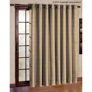 Brown gold vertical wevy polycotton main curtain designs