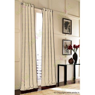 Brown gold vertical wevy polycotton main curtain designs