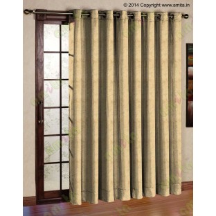 Brown gold botanical design polycotton main curtain designs