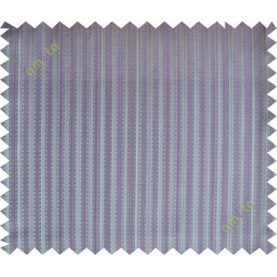 Dark purple brown vertical pencil stripes polycotton main curtain designs