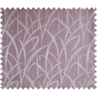 Dark purple maze leaf polycotton main curtain designs