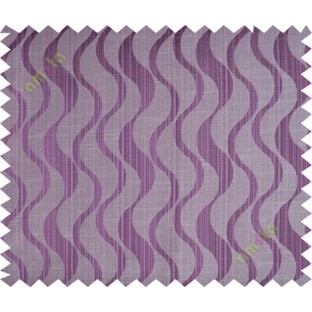 Purple brown vertical wevy polycotton main curtain designs