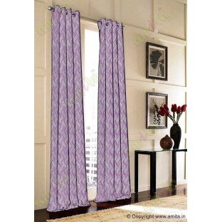 Purple brown vertical wevy polycotton main curtain designs